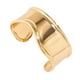 thumbnail image 5 of Brazalete grueso pulsera Irregular Salvador dorado 6 cm, 5 of 10