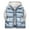 Light Blue, variant on Kids Down Vest Unisex Lightweight Stand Collar Padded Waistcoat Winter Autumn Warm Sleeveless Jacket Quilted Outerwear Packable