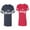 Men Navy / Women Red, variant on The Beast The Beauty Matching Couple Cotton Jerseys (Men Navy / Women Black) (Men S / Women S)