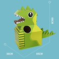 thumbnail image 5 of 3D Head Wall, DIY Papercraft Head Decorativo Wall Papercraft 3D Tyrannosaurus Rex Paper Trophy (Verde) Xemadio LN-2470, 5 of 5