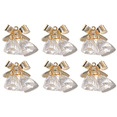 thumbnail image 1 of Campana de nudo de lazo de cristal 3D para decoración de uñas, campanillas de viento de cristal, adornos de metal de mariposa súper deslumbrantes para accesorios de arte de uñas 3D y decoración de, 1 of 5