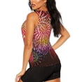 thumbnail image 3 of Fotbe Fireworks Womens Loose Fit Casual Flowy Slim-Fit Tank Tops Athletic Round Neck Trendy Sleeveless Summer Tops for Gym and Yoga-Medium, 3 of 7