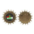 thumbnail image 1 of China Mapa Bamboo verde China Town Pin de gancho de metal vintage con forma de sol Unbranded M, 1 of 3