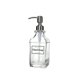 thumbnail image 1 of Matsuzay Dispensador de jabón con bomba de acero inoxidable, champú, Gel de ducha, accesorios de baño, botellas de vidrio de 500ML, Almacenamiento y organización del hogar Plata quinientos cincuenta, 1 of 6