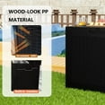 thumbnail image 2 of Decksplore 30 Gallon Deck Box Lockable Resin Outdoor Storage Box, Waterproof Outdoor Container, for Storing Furniture Cushions, Pillow, Tools Black, 2 of 7