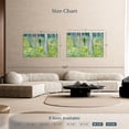thumbnail image 4 of Elephant Stock Undergrowth With Two Figures Wall Art - Horizontal Canvas Wall Art - Living Room Wall Decor - Nature Canvas - Green And Blue Decor By Vincent Van Gogh - 48" x 32", 4 of 8