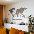 thumbnail image 6 of ColorfullWorlds 3D Wood World Map Travel Map Gift Idea Wooden Wall Art (Large - Betul), 6 of 16