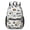 Excavator and Mountain, variant on Excavator and Loader Black Pattern 17" School Backpacks for Teens,Waterproof Oxford Fabric,S-Shape Padded Straps for School,Travel,Hiking,Camping