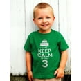 thumbnail image 3 of Tstars Boys Unisex 3rd Birthday Gift Tshirt Birthday Gift for 3 Year Old I Can't Keep Calm I'm Only 3 Birthday Shirts for Boy Tshirt Birthday Cake B Day Birthday Party Kids T Shirt, 3 of 6