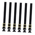 thumbnail image 1 of MERIGLARE 6 Pieces Luggage Rope Roof Rack Tie Down Strap 1/10 Black for RC Car Crawler, 1 of 9