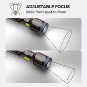 CORE 2000 Lumen Flashlight with Focusing Head, 4 Light Modes, IPX4