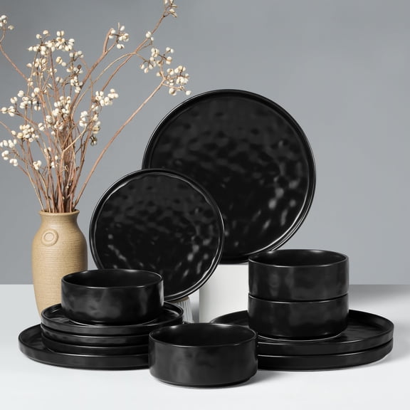 Dinnerware Sets, 12-Piece Plates and Bowls Set