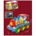 thumbnail image 4 of Electric Transparent Gear Train Toy with Flashing Lights and Music, 360 Rotation Toddler Toys for Kids above 3 Years Old, 4 of 5