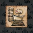 thumbnail image 2 of Gorham, Gregory 15x15 Gold Ornate Wood Framed with Double Matting Museum Art Print Titled - Bath Time III, 2 of 4