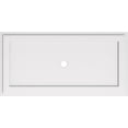 thumbnail image 1 of Ekena Millwork CMP40X20RE-02000 2 in. ID x 14 in. Rectangle Architectural Grade Médaillon de Plafond Contemporain PVC, 1 of 1