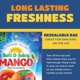 thumbnail image 4 of Dried Mango Slices - Delicious Texture Soft & Juicy Low Sugar Added Dried Mango - Naturally Ripened Mangos Dried Fruits - Gluten Free Dry Mangoes Natural Source of Vitamin C, Fiber, (16 Oz), 4 of 5