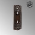 thumbnail image 2 of Renovators Supply Door Back Plate Brass 7 1/4" Escutcheon Cover Ornate Doorplate in Oil Rubbed Bronze Finish w/Keyhole, 2 of 7