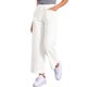 thumbnail image 4 of Jeans de pierna ancha para mujer INSPIRE CHIC con cintura elástica y cordón, pantalones de mezclilla casuales con bolsillos, blancos, talla XS, 4 of 5