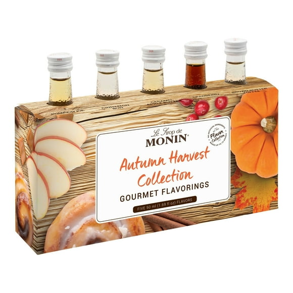 Monin Mini Autumn Harvest Collection Sirops 1,7 oz Chacun