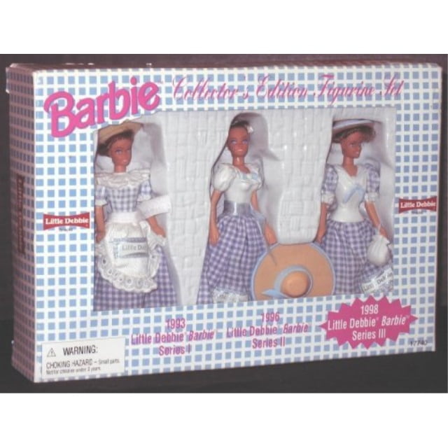 1998 Mattel BARBIE Little Debbie Collector Edition Figurine Set 