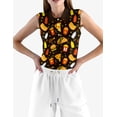 thumbnail image 2 of Snacks Sleeveless Golf Shirts For Women Moisture Wicking Sports V-Neck Polo Lightweight Quick Dry Womens Tank Tops 3XL, 2 of 9