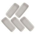 thumbnail image 3 of LEORX 5Pack Serving Tray for Planter Rectangular Beige Plastic Water Collection Kitchen, 3 of 8