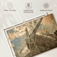 thumbnail image 6 of Elephant Stock Vintage Plane Wall Art - Horizontal Canvas Wall Art - Living Room Wall Decor - Transportation Canvas - Brown And Beige Decor - 12" x 8", 6 of 8