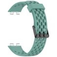 thumbnail image 2 of Pulsera de silicona deportiva de color sólido a prueba de sudor con ajuste cómodo y amplia compatibilidad compatible con Smartwatch, 2 of 5