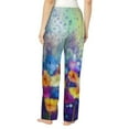 thumbnail image 3 of Kll Womens Spring Flower Seasonal Print Pajama Pants Soft Pajama Bottoms For Women Cozy Lounge Pants, 3 of 9