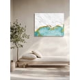 thumbnail image 5 of Turquoise Gold Marble Wall Art for Living Room,Canvas Picture Wall Decor for Bathroom Bedroom,Modern Abstract Marble Crack Texture Painting Artwork for Office Hallway Dining Room Decor 24"x32", 5 of 8