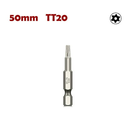 

2Inch Hollow Torx Screwdriver Bit Hex Shank -T40 Tool For Exact Screw Unscrew