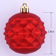Red Shatterproof Christmas Ball Ornaments, 2.29 in, 26 Count, by Holiday Time