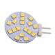 thumbnail image 4 of Warm White G4 Round LED Lamps, 2W Replaces 20W Base Halogen Bulb, 12V AC/10-30V DC, G4 Illuminant for Recessed Under Cabinet Lighting, 6pcs, 4 of 5