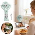 thumbnail image 1 of Portable Fan Handheld USB Personal Fan With Fine Spray And Rechargeable Battery For Outdoor Indoor Use, 1 of 6