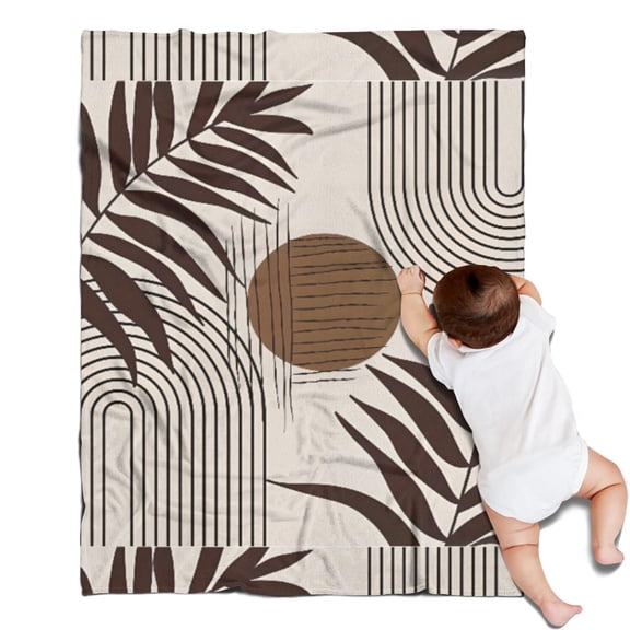 Boho Bohemian Art Blanket,Comfortable Soft Flannel Throw Blanket,All Season,Warm Lightweight Blankets for Sofa Bed Couch Living Room Chair,30"x40"(80x100cm)