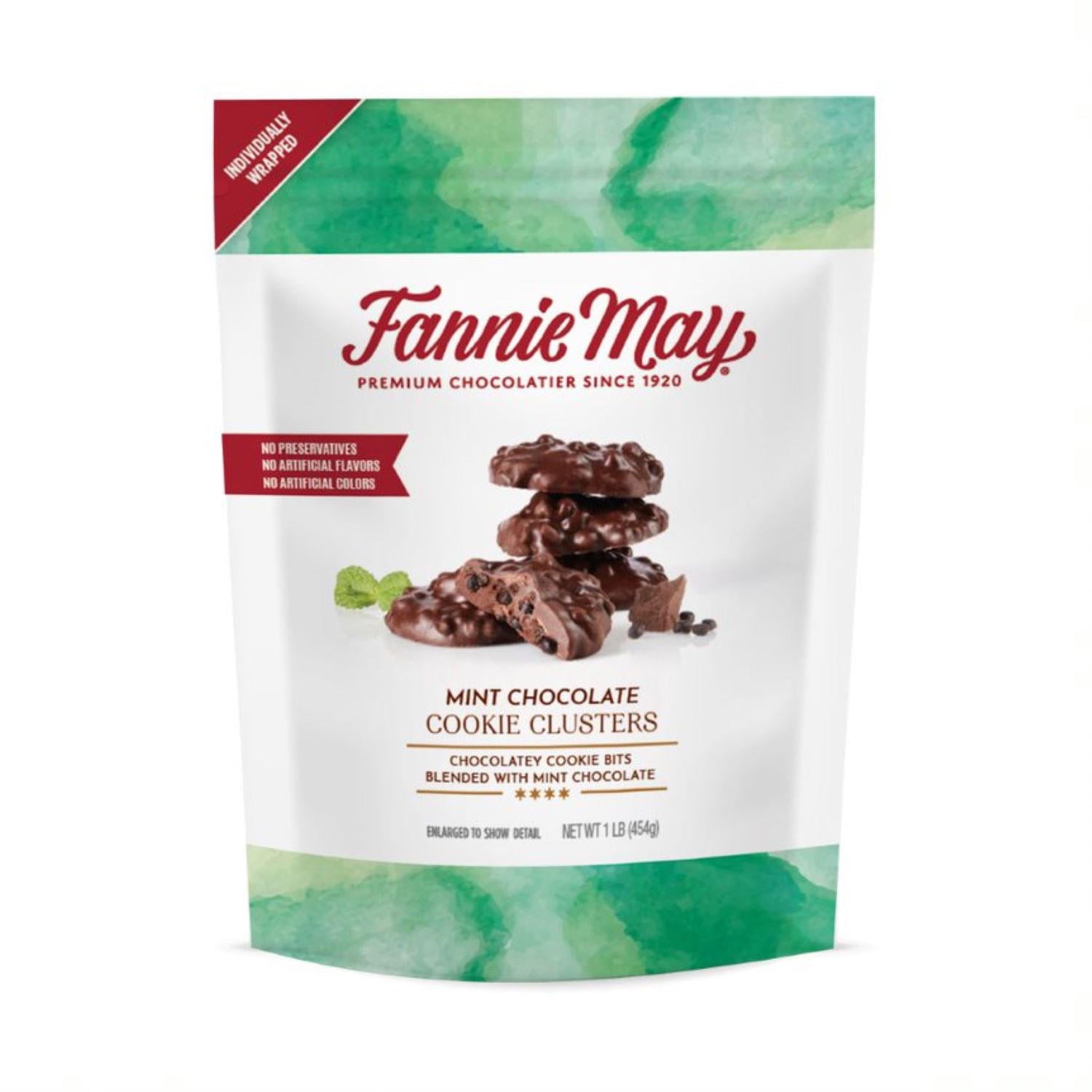 Fannie May Mint Chocolate Cookie Clusters (16 oz.)