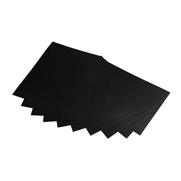 Miangastore 50Pcs A4 Black Kraft Paper Paperboard Cardboard Blank 250gsm