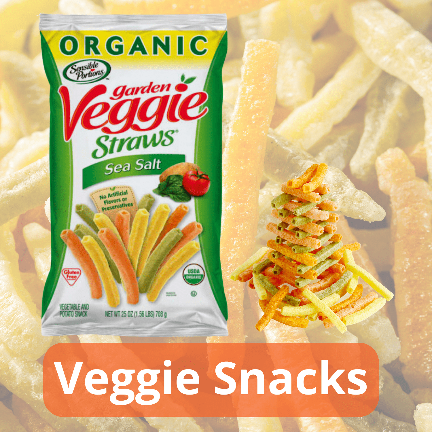 Snack Brand's French Fries Veggie Straws – Authentic Original Crunch Salted  Potato Sticks – Gluten Free – Snack Pack – From Australia – Single Serve