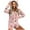 S15-Pink, variant on successthop Christmas Rompers for Women Santa Deer Hooded with Cute Ear Fleece Loungewear Cozzy Shorts Warm Sleepwear