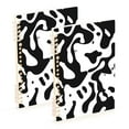 thumbnail image 6 of Black and White Graffiti Spiral Journal Notebook College Ruled Notebook 8.3" x 5.7" A5 Lined Thick Paper Page, 6 of 6