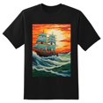 thumbnail image 2 of Plus Size Shirt for Women Black Tops for Women Short Sleeves Shirt for Women T Shirt Crewneck Shirt for Women XL, 2 of 5