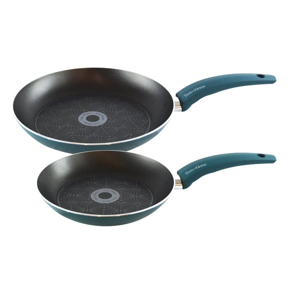 Taste of Home 9.5 and 11-Inch Non-Stick Aluminum Skillets, Set of 2