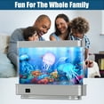 thumbnail image 2 of 2BK Fake Fish Tank Mini Aquarium,Artificial Tropical Fish Decorative,Fake Aquarium Decorative Lamp,Aquarium Lights Motion Lamp Night Light with Moving Fish,Gift for Kids, 2 of 8