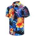 thumbnail image 3 of Camisas gráficas con sombras de palmeras para hombres, ropa con impresión 3D, camisas hawaianas de playa, blusas Y2K de manga corta, ropa vintage, blusa con solapa, 3 of 5