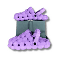 thumbnail image 3 of 2024 Slip-On Purple, Size 10 Bubble Slides with Strap, Trendy Bubble Shoes with Ankle Strap, Bubble Slippers with Back Strap, 3 of 3