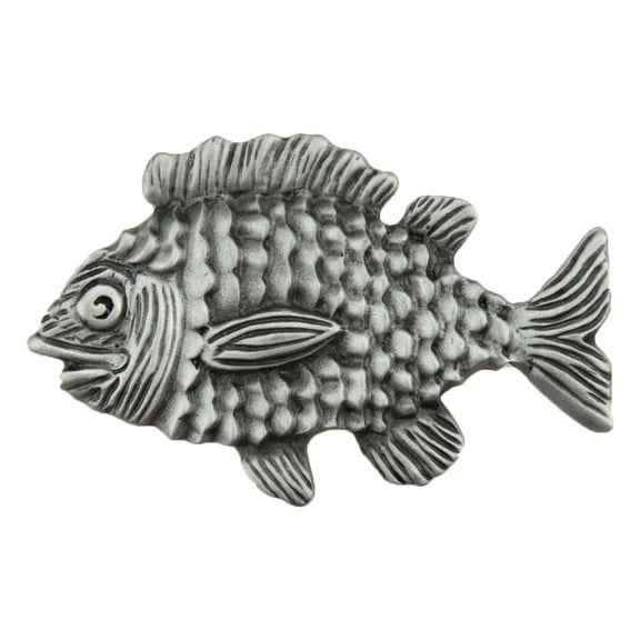 Acorn Manufacturing DPLPP Artisan Collection Fun Fish Knob, Antique Pewter