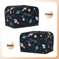 thumbnail image 3 of Yiaed Space Print Two Slice Bread Machine Cover, Universal Size Kitchen Appliance Cover for Bread Machine,Bread Machine Cover, 3 of 7
