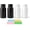 Wihte-Black, variant on 4 Pack 3.4 oz White and Black Fluorinated Plastic Bottles with & Caps, Small Travel Size Containers for Liquid, Water, Toiletries, , Industrial Reagents Storage