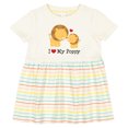 thumbnail image 3 of Inktastic I Love My Poppy Grandpa Girls Baby Dress, 3 of 5