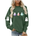 thumbnail image 6 of Heisall Womens Sweatshirts Round Neck Long Sleeve Loose Casual Halloween Print Fall Winter Daily Wear Tops, 6 of 8
